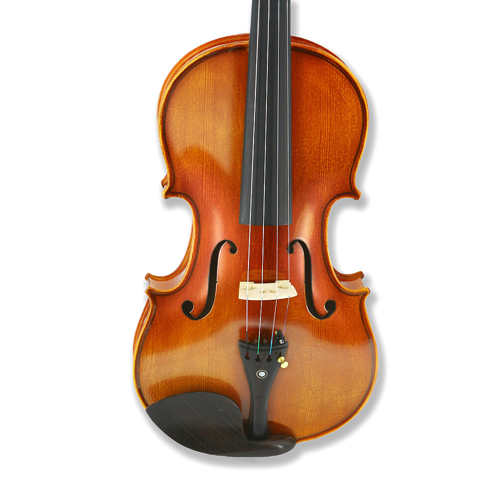 4/4 Full Size Advance 4 String Violin Kit Ebony Fittings For Beginner Handmade