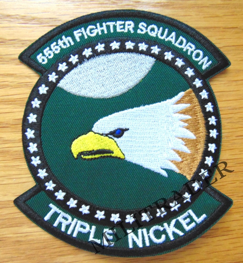 USAF 555th Fighter Squadron Triple Nickel Patch