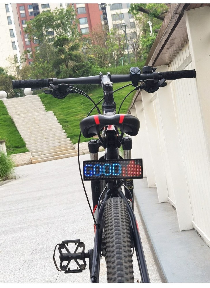 Bicycle Taillight,LED Taillight,App content edit,Bluetooth control