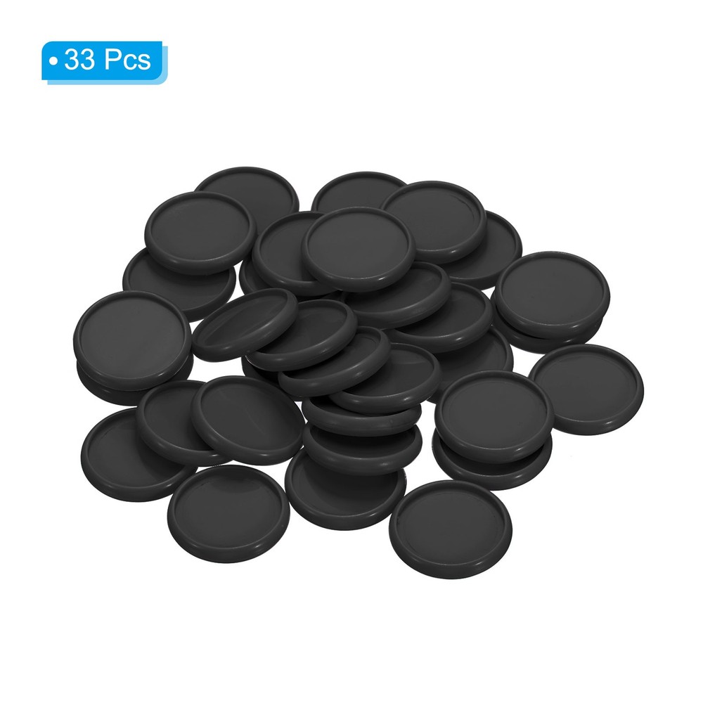 28mm Book Binding Discs 33pcs Discbound Expansion Discs Round, Black