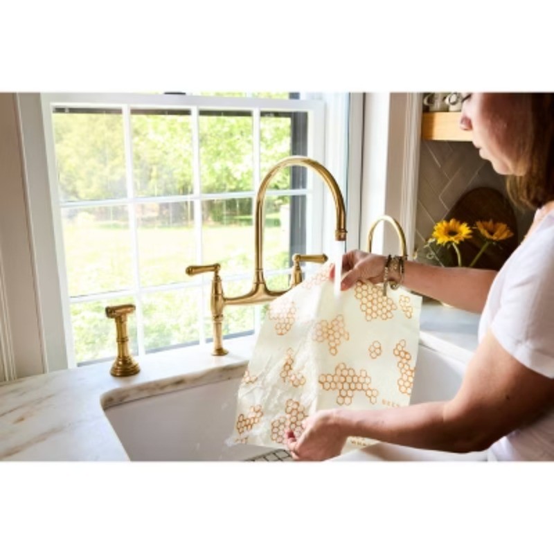 Reusable Beeswax Compostable Food Wraps - 2ct