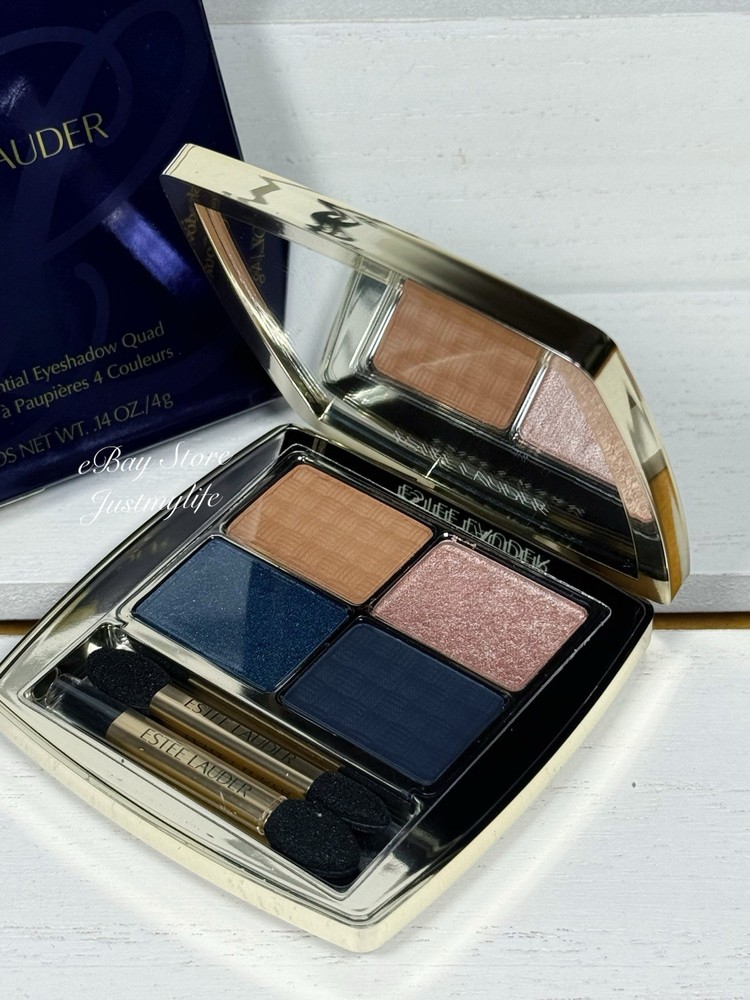 ~POOLSIDE~ Estee Lauder The Essential Eyeshadow Quad, Full Size & New in Box