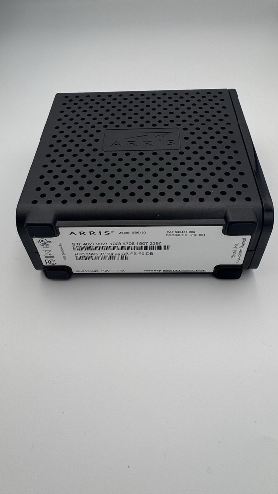 Arris Surfboard SB6183 Cable Modem VG