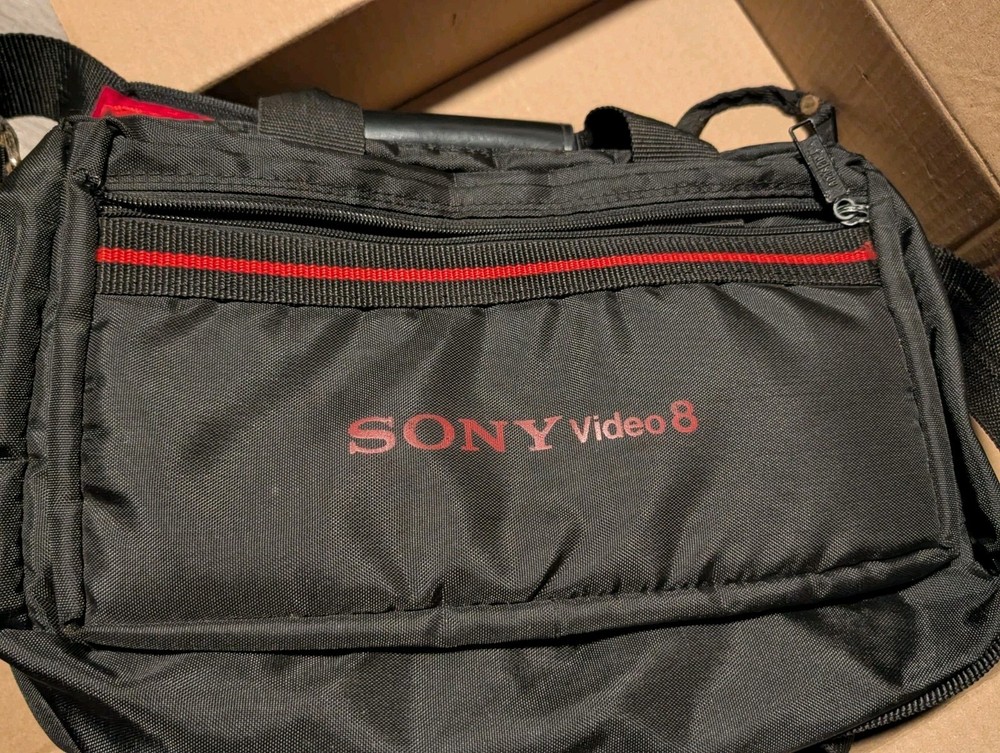 Sony Video 8 Camera Bag Vintage
