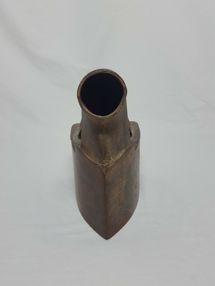 Antique Sad Iron Coal Fired Chimney #3 Primative 19th Century