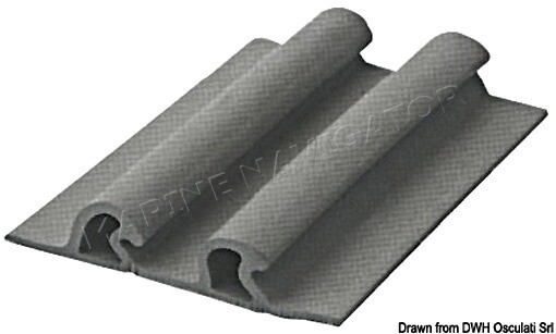 Osculati Double Profile 115x21.4 Grey
