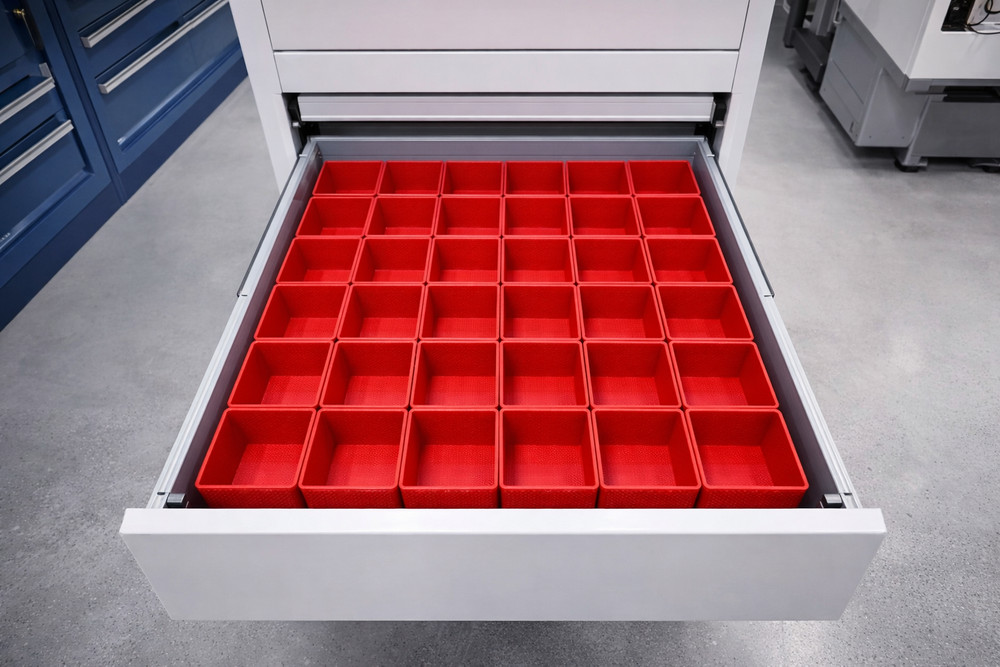 24pc 4x6" Drawer Organizer Bins Modular Storage Hardware Craft Toolbox System