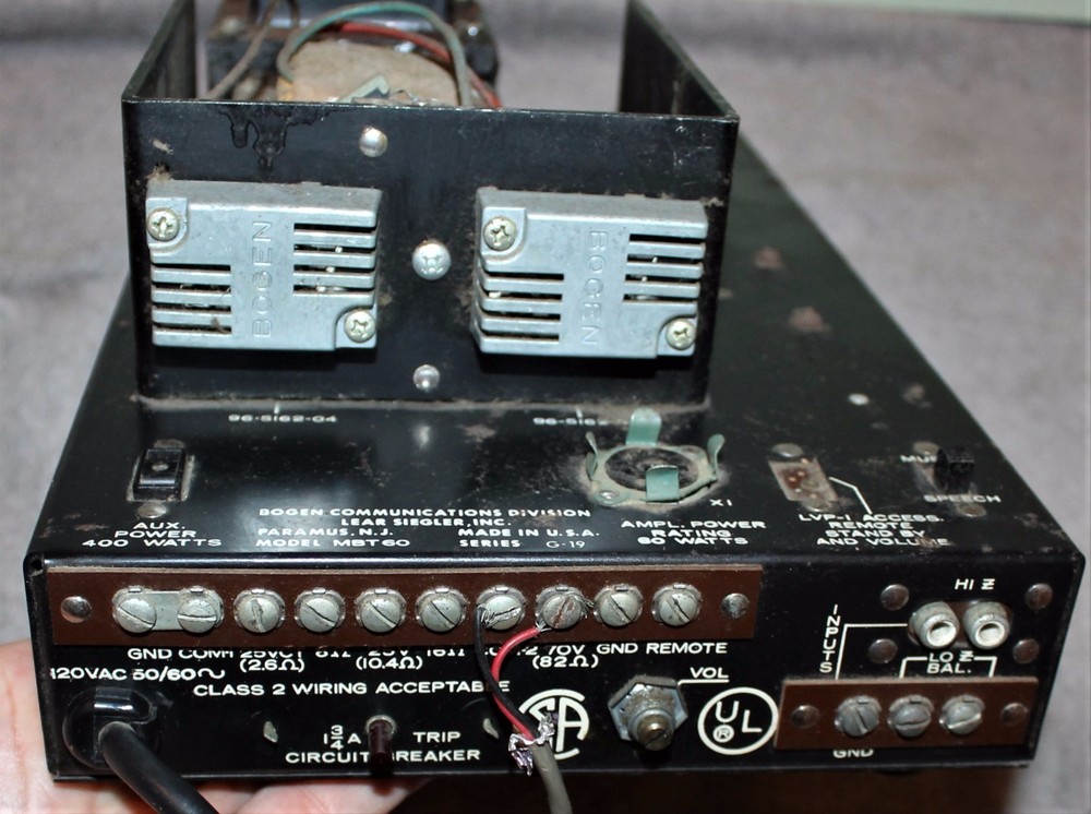 VINTAGE BOGEN AMPLIFIER MODEL MT-60