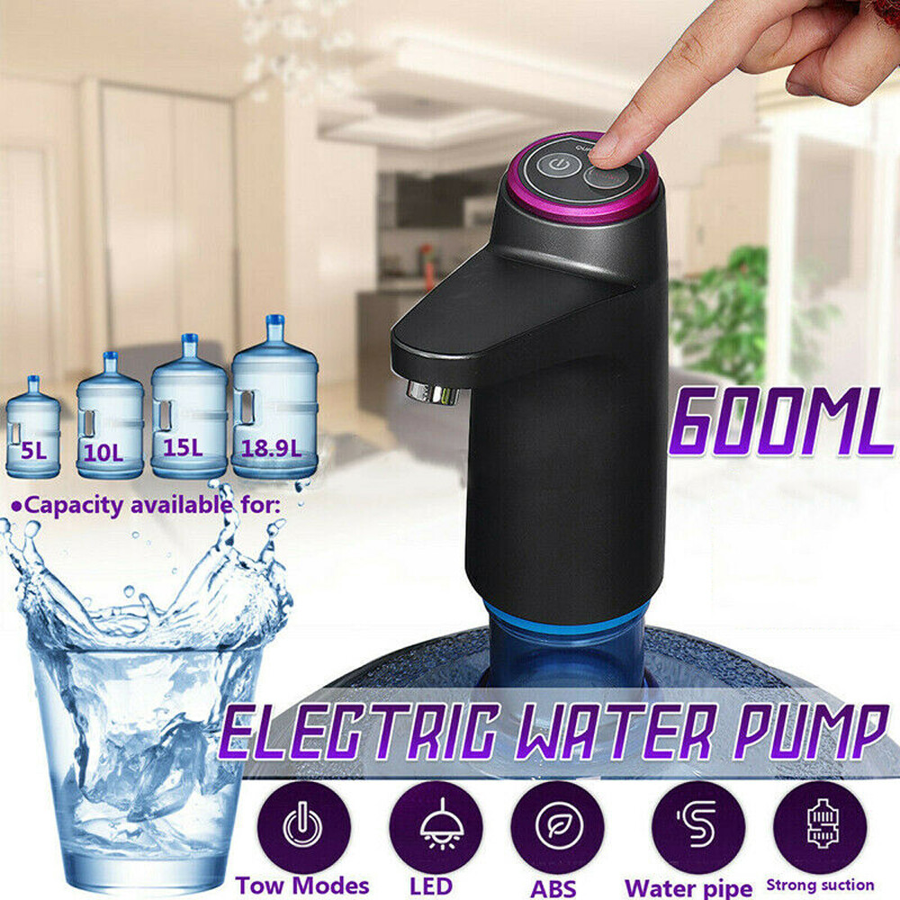 Water Bottle Switch Pump Universal Electric Automatic Jug Dispenser 5 Gallon USB