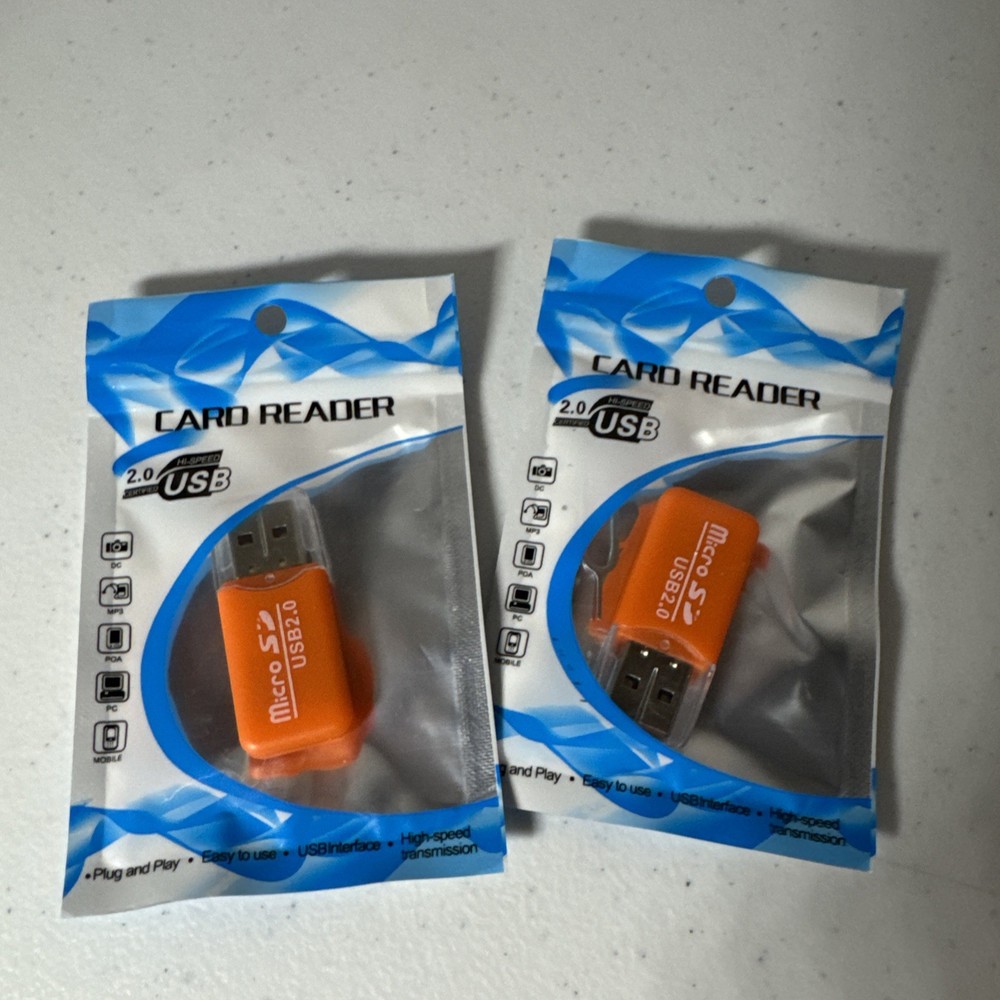 Lot Of 2 Micro Usb 2.0 Card Reader
