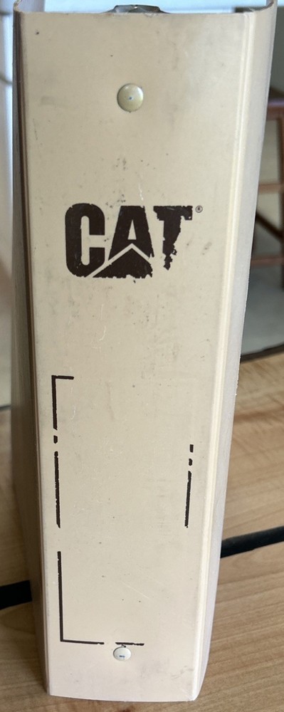 Vintage Caterpillar CAT Performore Used Empty 3 Ring Binder U.S.A.