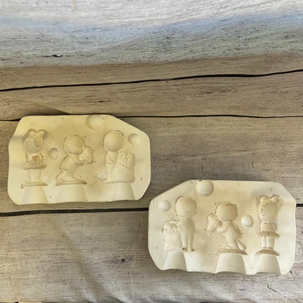 Gemini Ceramic Casting Mold Three Tiny Tots Figurine #3