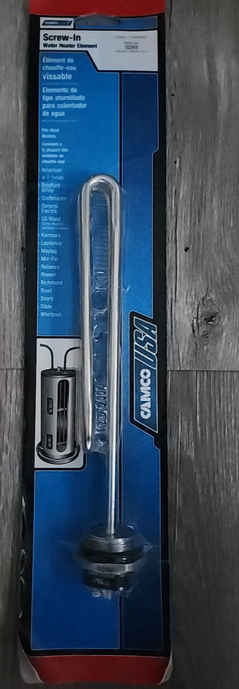 Camco 02363 Water Heater Fold Back Element, Screw-In,  B1