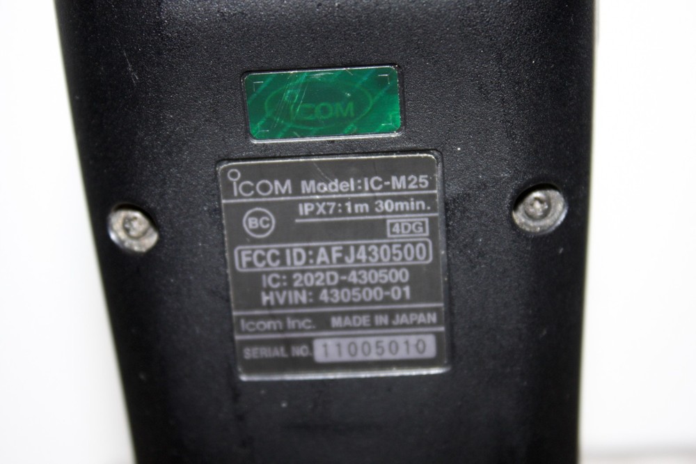 Icom IC-M25 VHF MARINE TRANSCEIVER