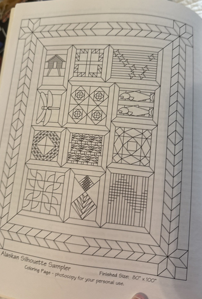 An Alaskan Silhouette Sampler Quilt Pattern