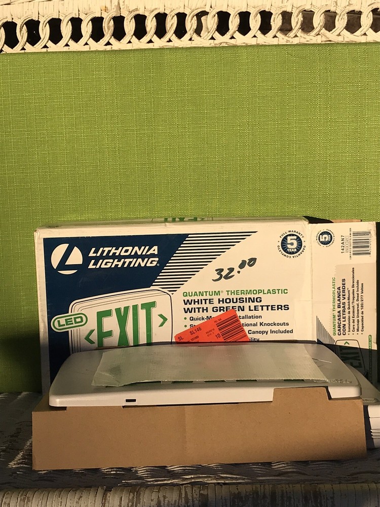 Lithonia Lighting Quantum Thermoplastic LED Emergency Exit Sign