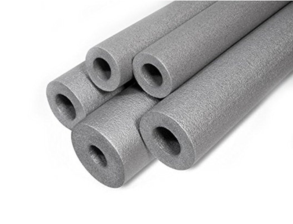 Grey Foam Pipe Insulation / Tube Lagging Wrap Roll Copper Pipe Lag