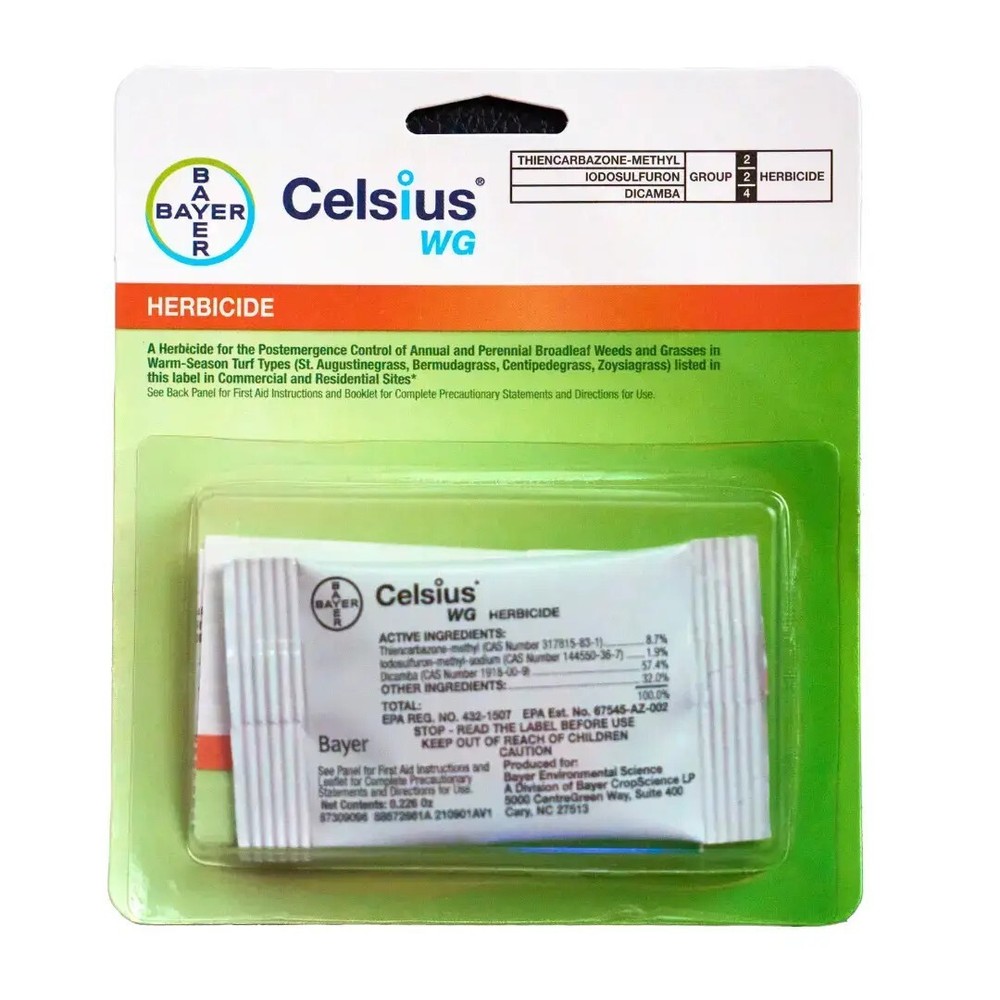 Celsius WG - Single dose 0.226 oz Easy Mix Packet - Post Emerge Weed Control