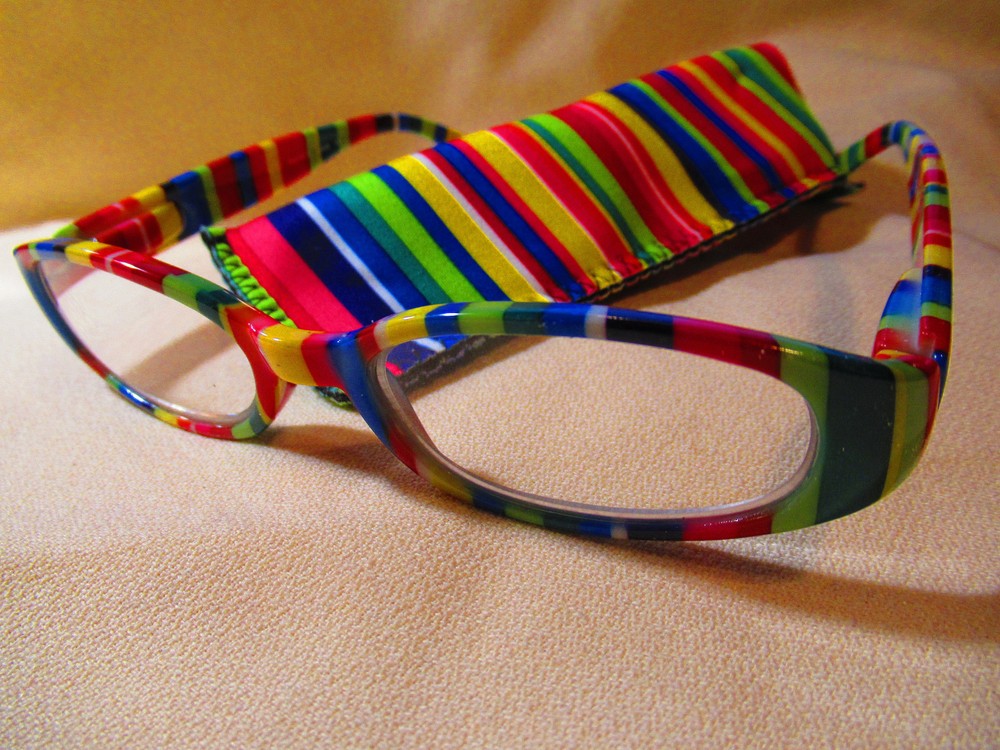 Colorful STRIPED READING GLASSES #R1071