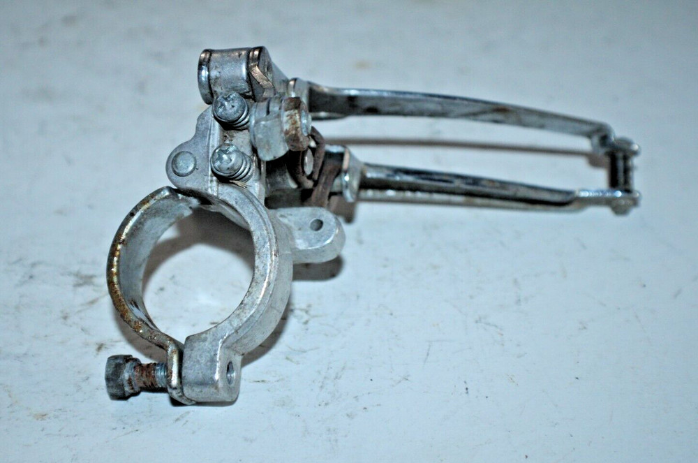 DNP MTB Double Front MTB Derailleur 28.6mm Clamp Bottom Pull Silver USA Shipper
