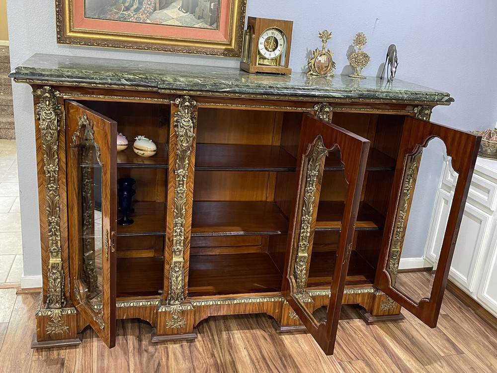 Beautiful, large Victorian style, Credenza, Display Sideboard