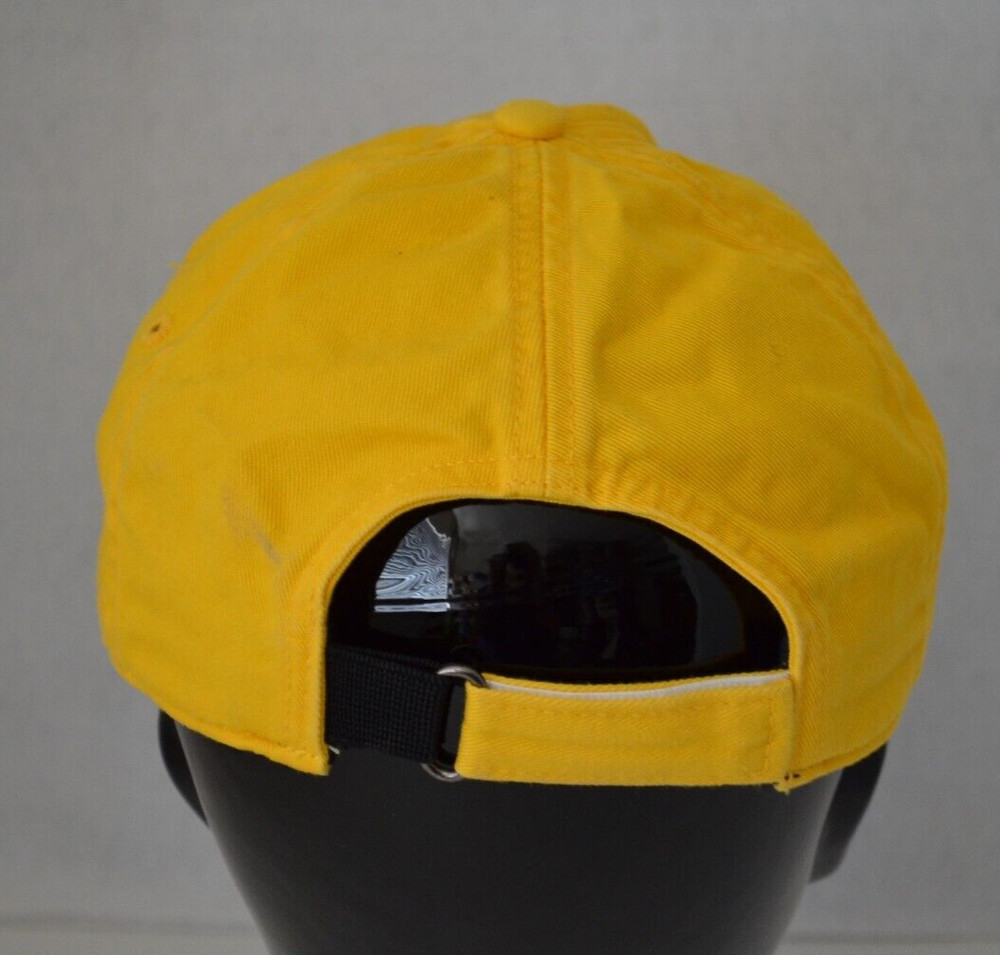 Lake Chelan Golf Course Cap Hat Adjustable Yellow White OSFM