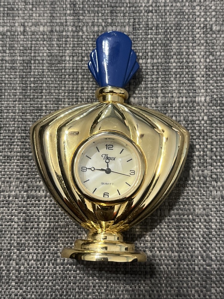Vintage Timex Perfume Bottle Clock