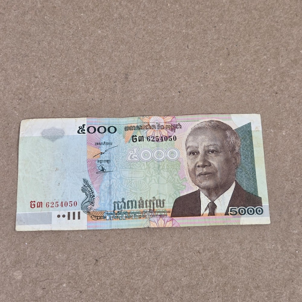 Cambodia 5000 Riels 2007 Bank Note