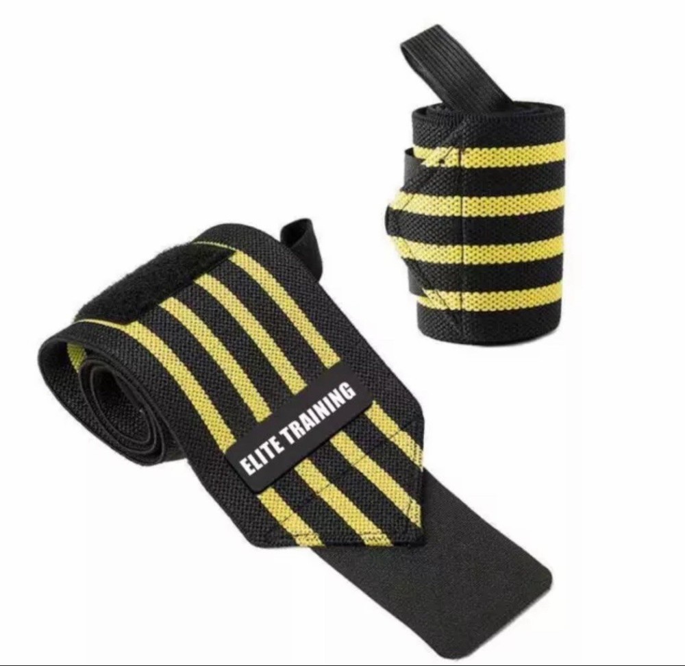 Elite Training Wrist Wraps Fixed Thumb Loop Multi Color Gym Support Unisex