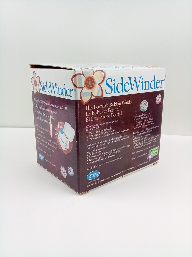 Simplicity Side Winder Portable Sewing Thread Bobbin Winder w/AC Adapter