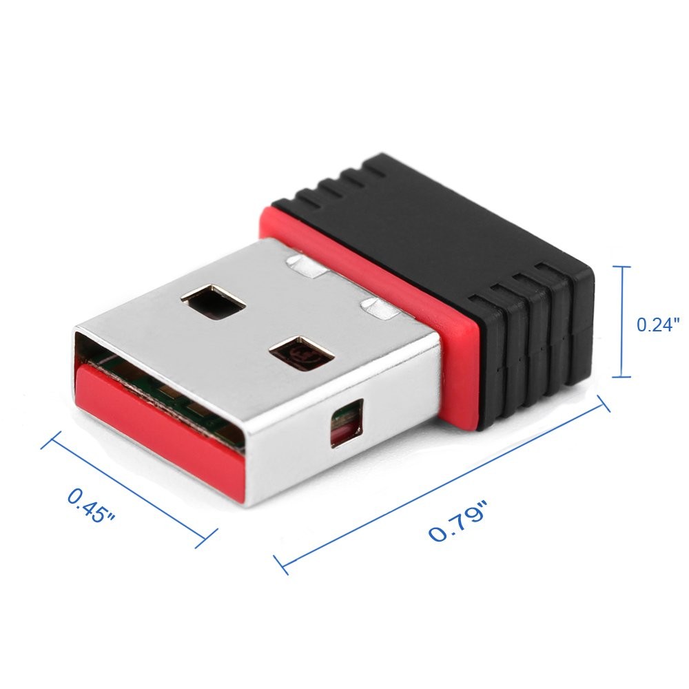 150Mbps USB WiFi Adapter for Raspberry Pi, Wireless Network Card Adapter WiFi...