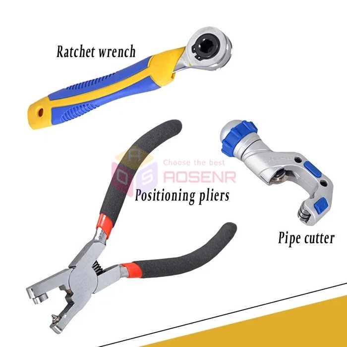 WK-T800 T Type Hole Puller Tee-Extractor Set for Refrigeration System HVAC Tools
