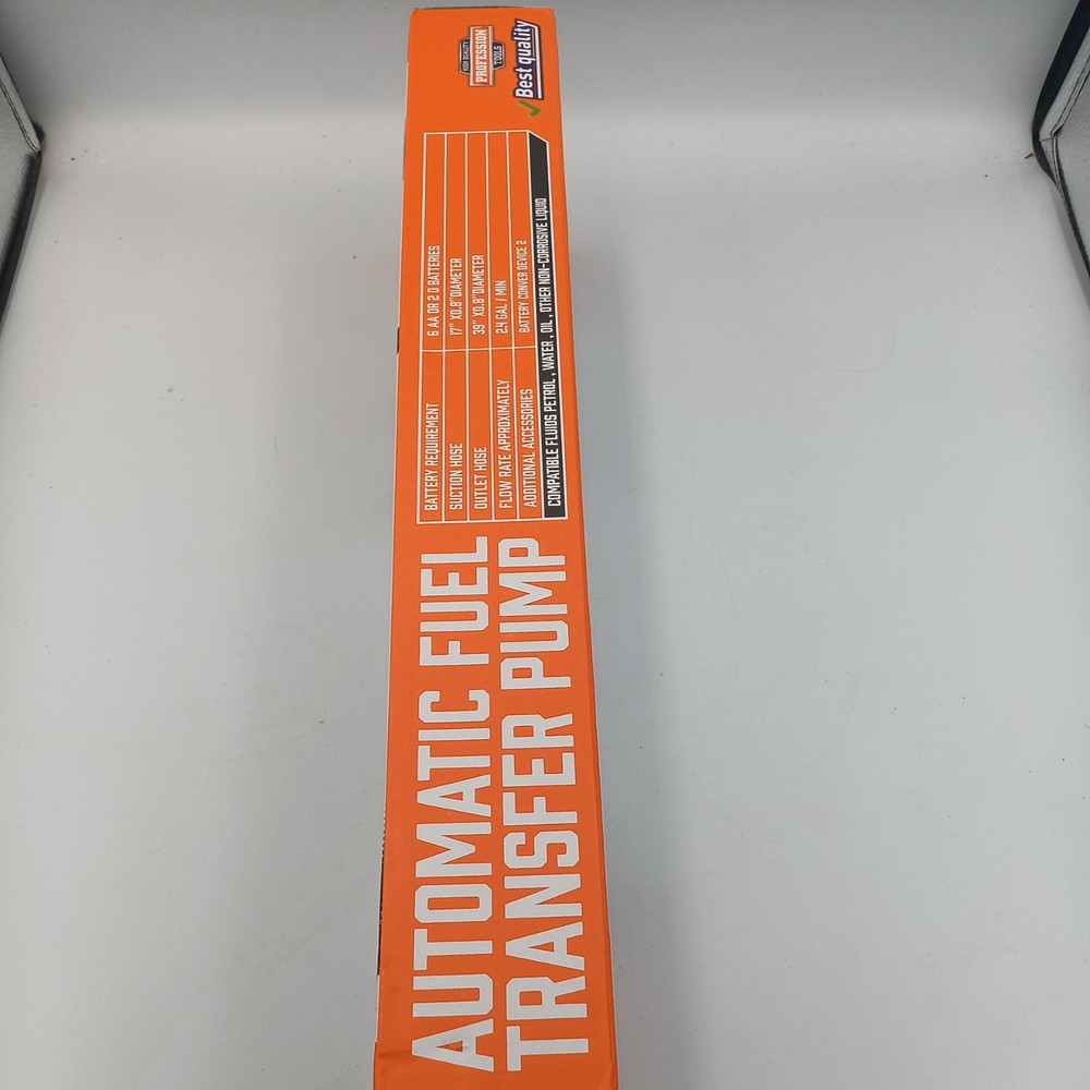 Professional Tools Automatic Fuel Transfer Pump/ New Fast Shipping