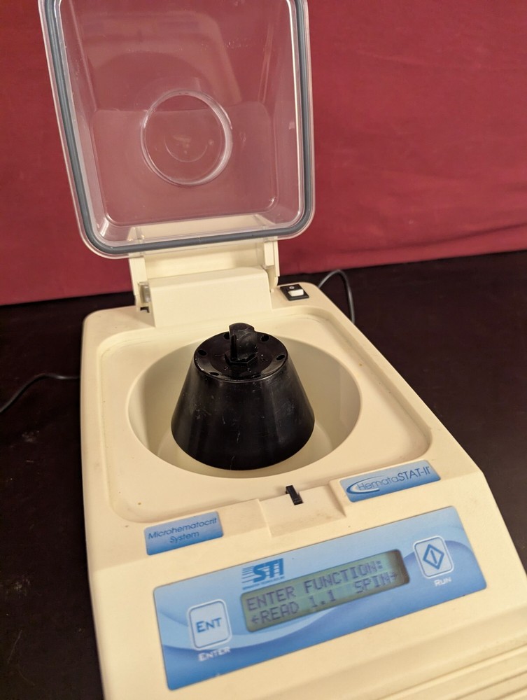 Seperation Technology STI HemataSTAT-II 100-100 Microhematocrit System Microfuge