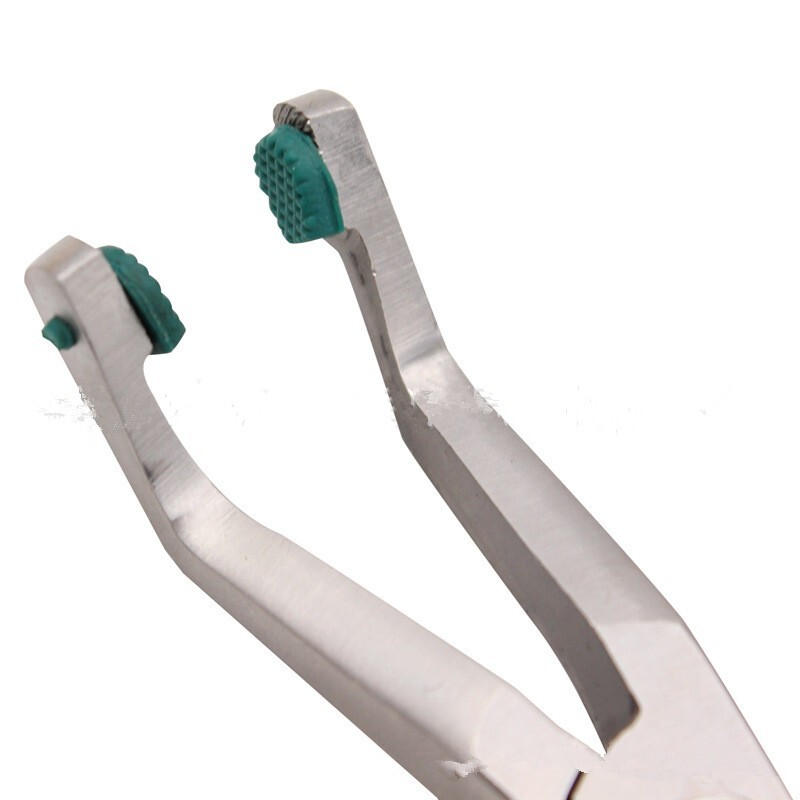 Temporary Crown Remover Forceps Pliers - Rubber Tips - Dental