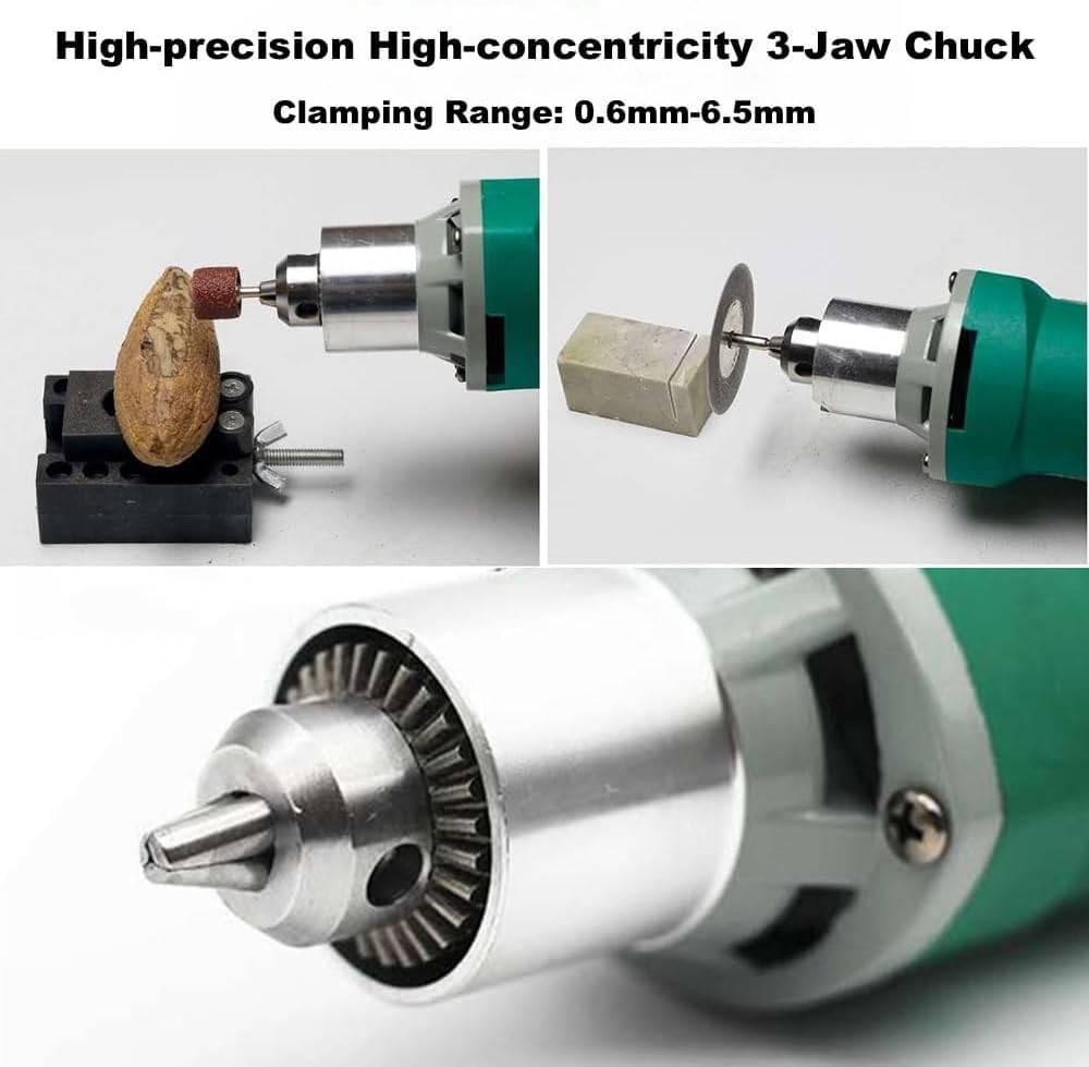 Electric Die Grinder 480W, 30000RPM High Speed, 6 Step Variable Speed