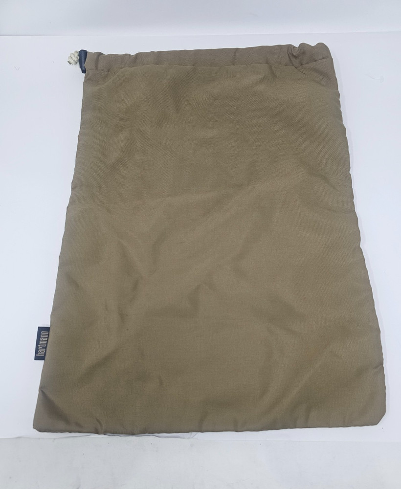 Hartmann Dust Bag Tan Small Drawstring Storage Travel Accessory Pouch