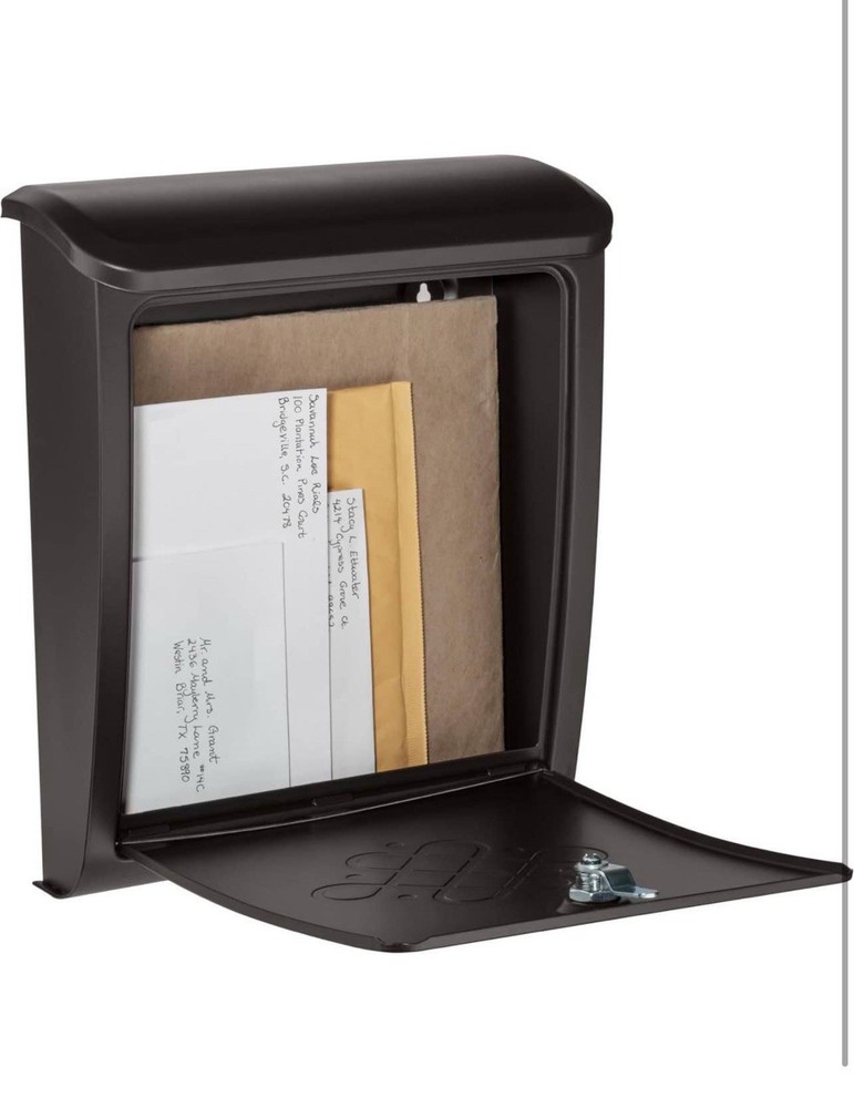 Architectural Mailboxes Bordeaux Rubbed Bronze Medium Steel Locking Wall Mount
