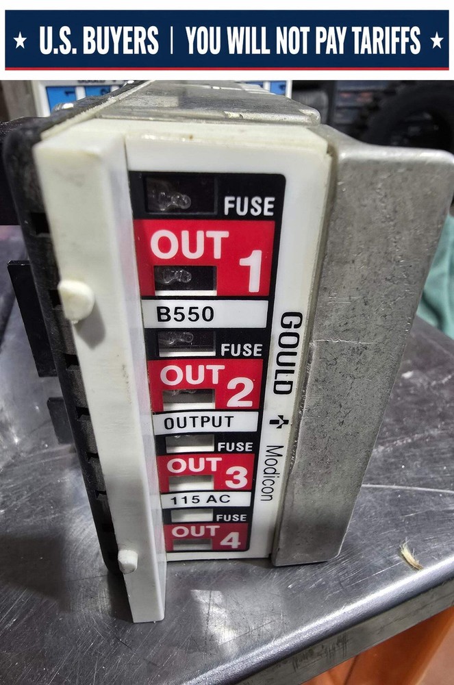 Gould/Modicon B550 Output Module 115VAC "Used"