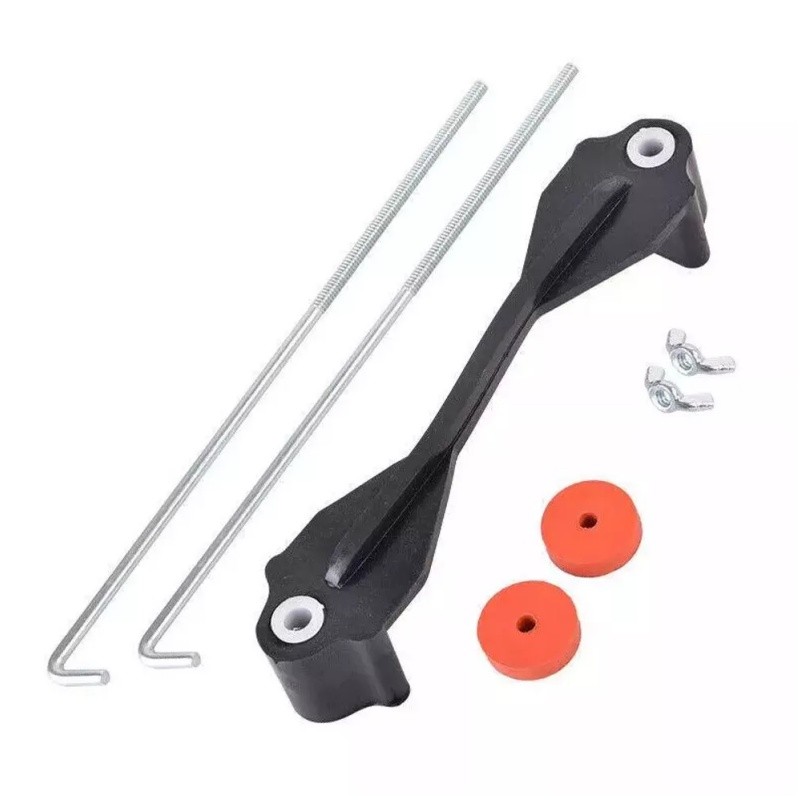 Car Auto Rubber Battery Hold Down Clamp Holder Tie Down Bracket Hold Down 175MM