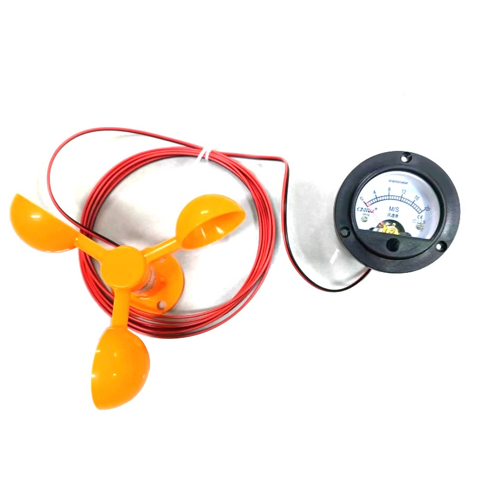 Wind Speed Sensor Tower Crane Self-Generating Type Display Unpowered Anemometer