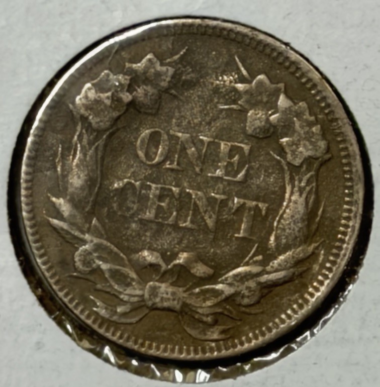 1857 1c Flying Eagle Cent Penny ** RH4520