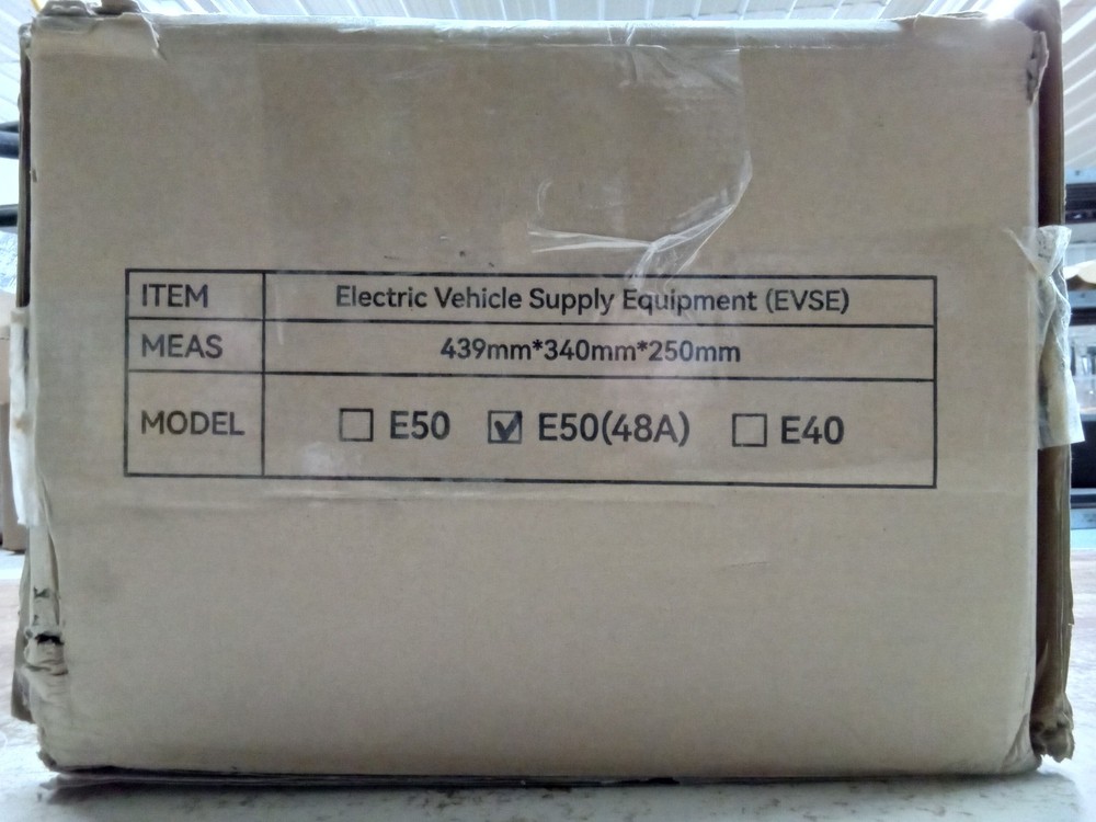 WOLFBOX Level 2 EV Charger E50 48 Amp w/ Smart Display RFID 25ft Cable
