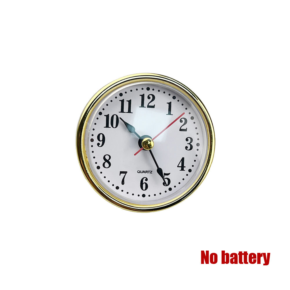 2-1/2" (65mm) Clock Quartz Movement Round-Clock Head Insert Arabic Number Clock