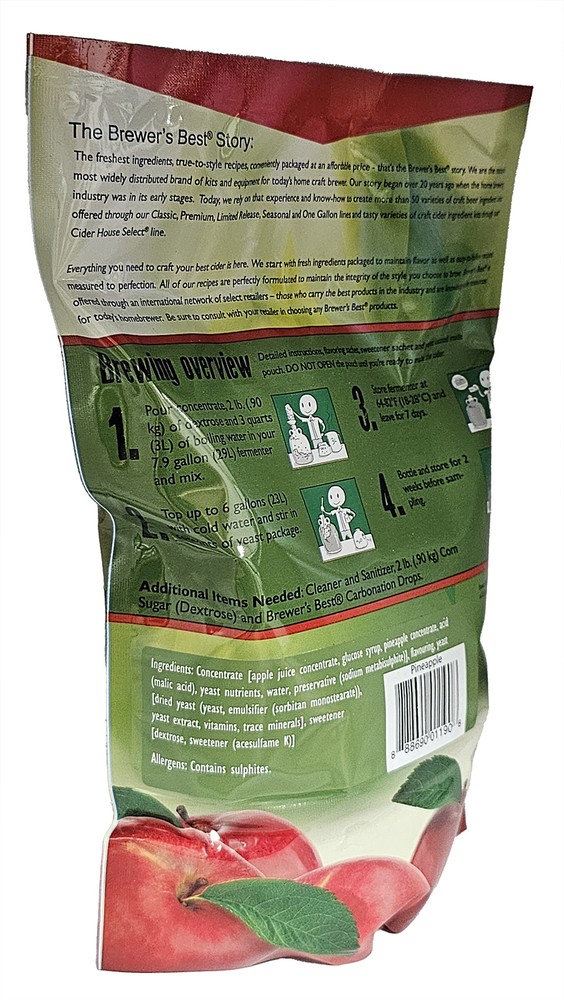 Gluten Free Cider House Select Pineapple Cider Making Kit