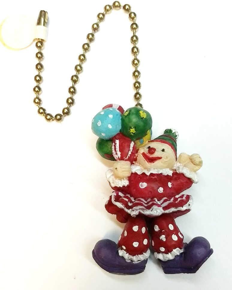 Clay Decorative Fan Pull - 8 Inches