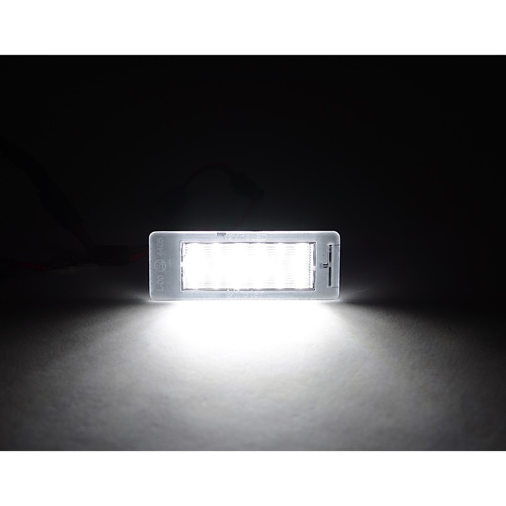 White LED Light Rear License Plate Frame Bulbs Pair Fits: 2010-2013 Chevy Camaro