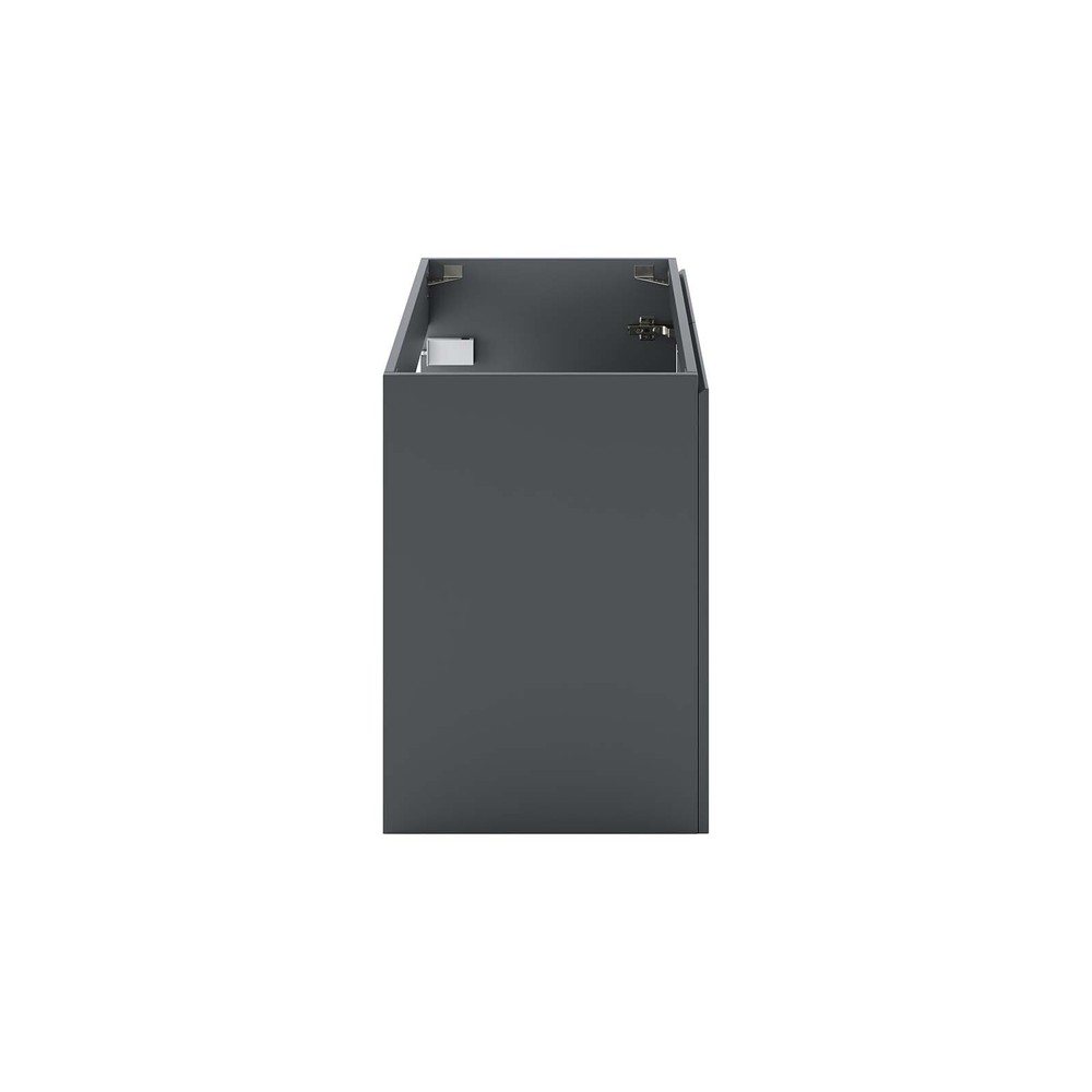 Modway Vitality 30" Wall-Mount Bathroom Vanity in Gray