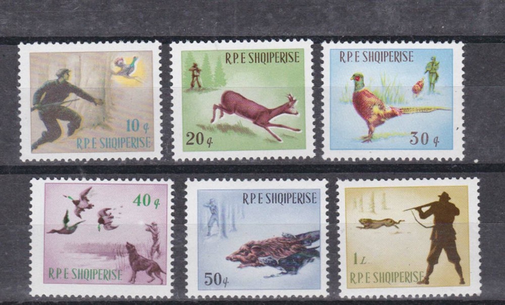 albania 1965 Sc 856/61 set      p1703