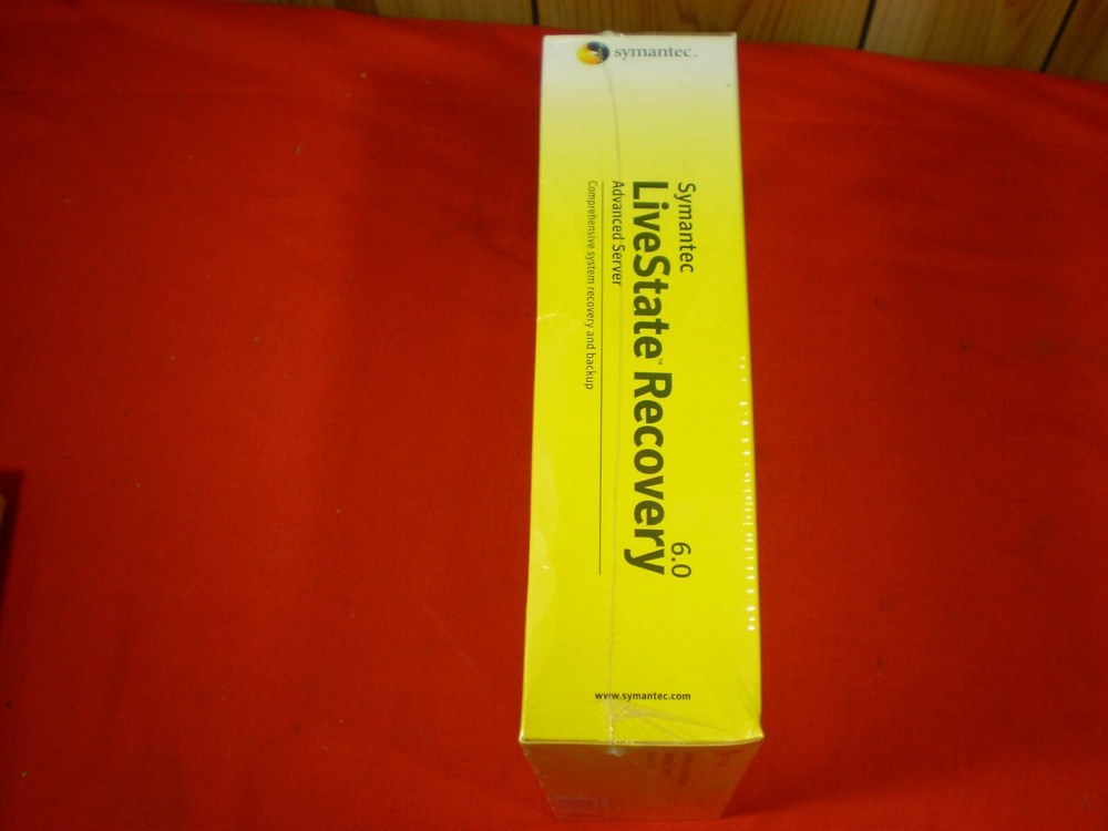 SYMANTEC BACKUP DATA RECOVERY SOFTWARE PC LIVESTATE ADVANCED SERVER V6 1 USER